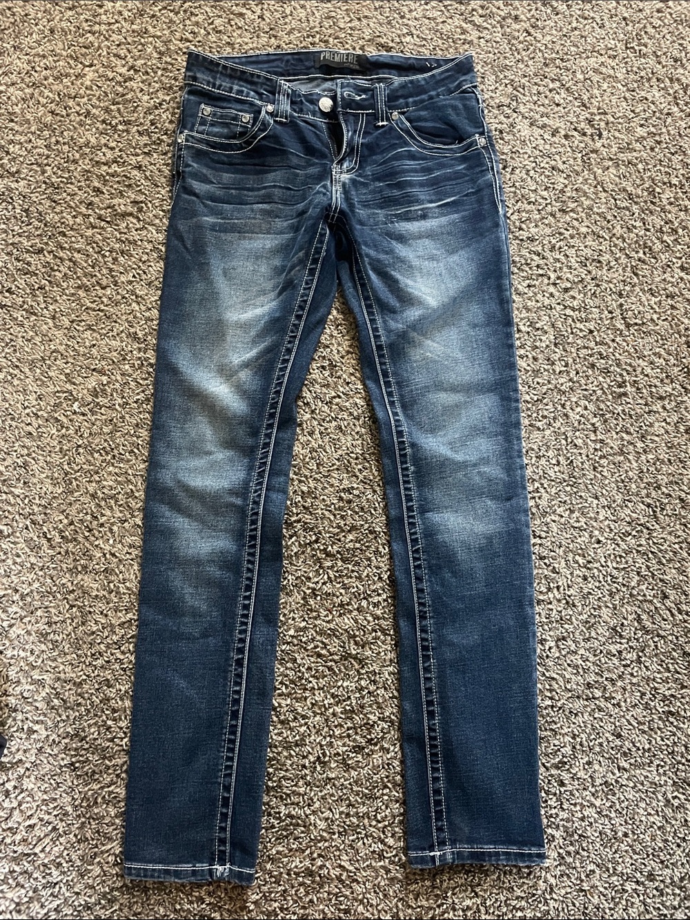 Premiere Denim by rue21 Medium Dark Blue Skinny Jeans
